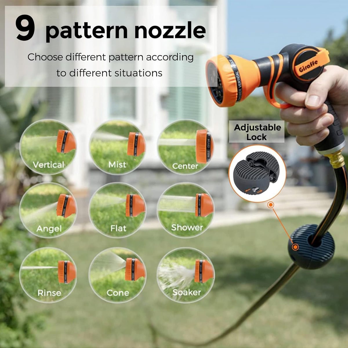 Giraffe Tools auto-rewind mechanism retracts smoothly after use