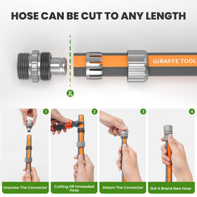Giraffe Tools customizable-length hose lets you tailor length for different tasks
