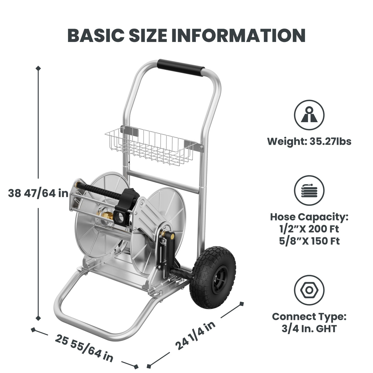 Giraffe Tools easy-assembly design speeds setup for busy days.