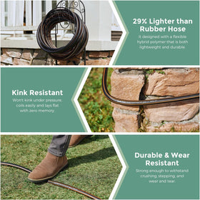 Giraffe Tools garden hose leakproof connections ensure steady water flow