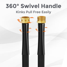 Giraffe Tools 9-pattern nozzle offers versatile watering options.