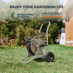 Giraffe Tools 5 ft lead-in hose simplifies connections and reach.