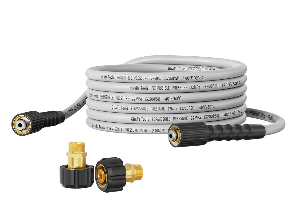 Giraffe Tools pressure-washer-hose-25ft ready for heavy-duty cleaning tasks.