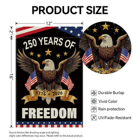 Girlly USA garden flag 12x18 in yard display for patriotic decor.