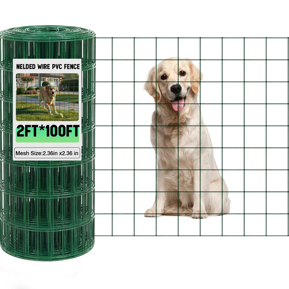Gisafai 16-gauge welded wire fence green roll for yards
