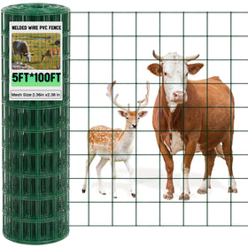 Gisafai 16ga galvanized welded wire fence roll with green coating for durable outdoor boundaries.