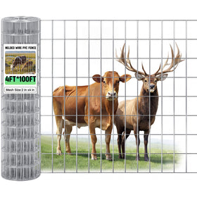 Gisafai 48in fence roll with galvanized wire mesh for durable outdoor containment