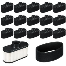Gisafai air filter with pre-filter 6-pack front view for easy lawn mower maintenance.