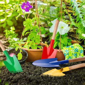 Gisafai child-sized shovels at 27 cm fit little hands for easy digging