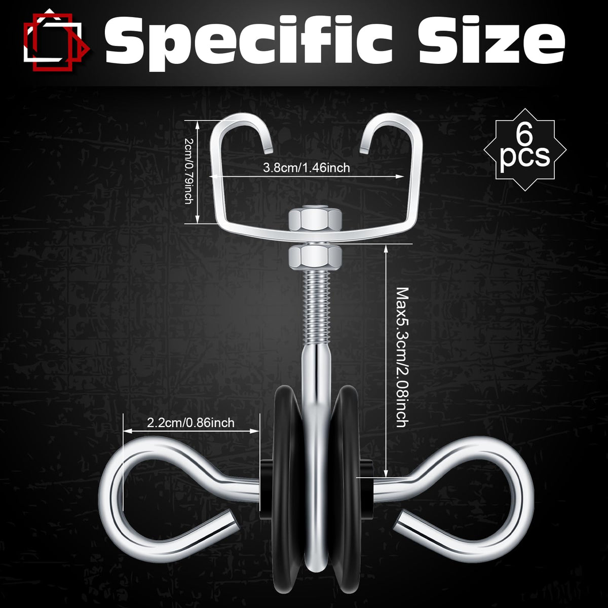 Gisafai double-hook T-post anchors stabilize fence lines