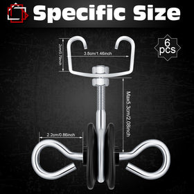 Gisafai double-hook T-post anchors stabilize fence lines