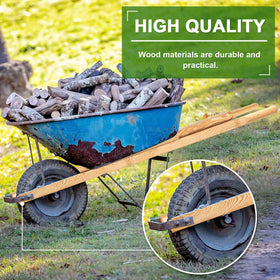 Gisafai durable hardwood handles designed for long-lasting wheelbarrow use