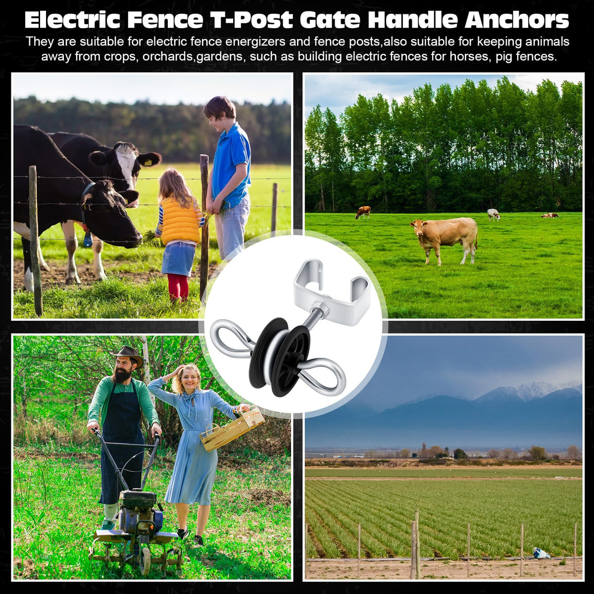 Gisafai fence kit for farms and yards supports a flexible configuration