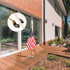 Gisafai durable steel flag spreader with vinyl coating