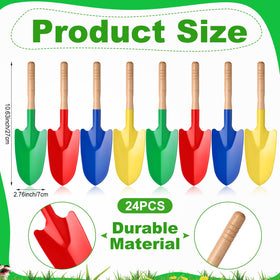 Gisafai kids gardening shovels in red yellow blue green support colorful outdoor play