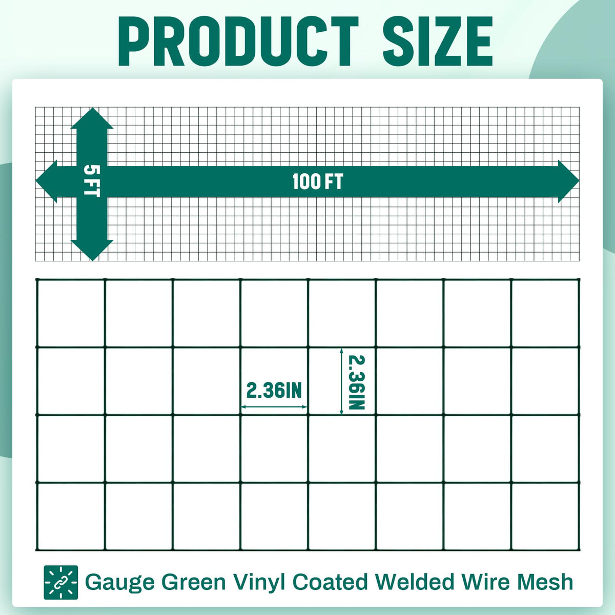 Gisafai PVC coated fence closeup showing dual-layer protection against rust.