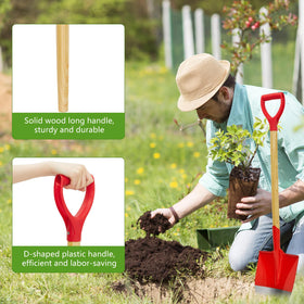 Gisafai replacement D-handle for digging and raking tasks.