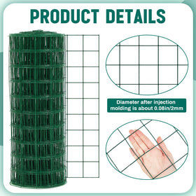 Gisafai welded mesh with 2.36 inch openings for airflow and small-pest control.