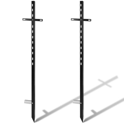 Gisafai yard sign stake 46-inch black finish for outdoor visibility.