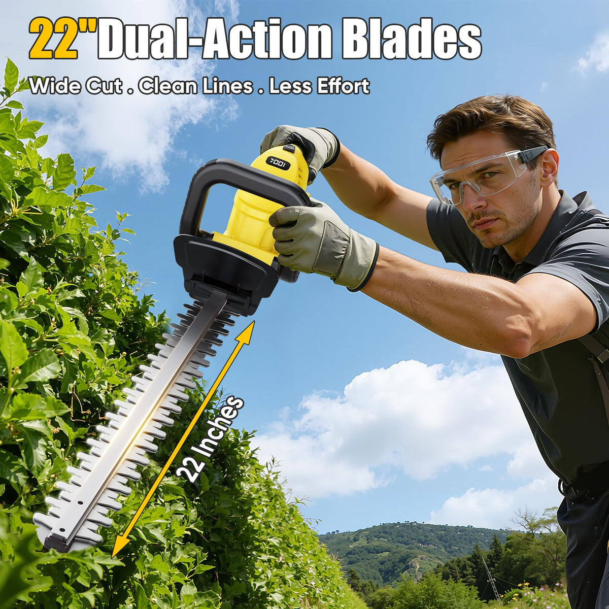 Gisam SK5 dual-action blades to reduce vibration during trimming