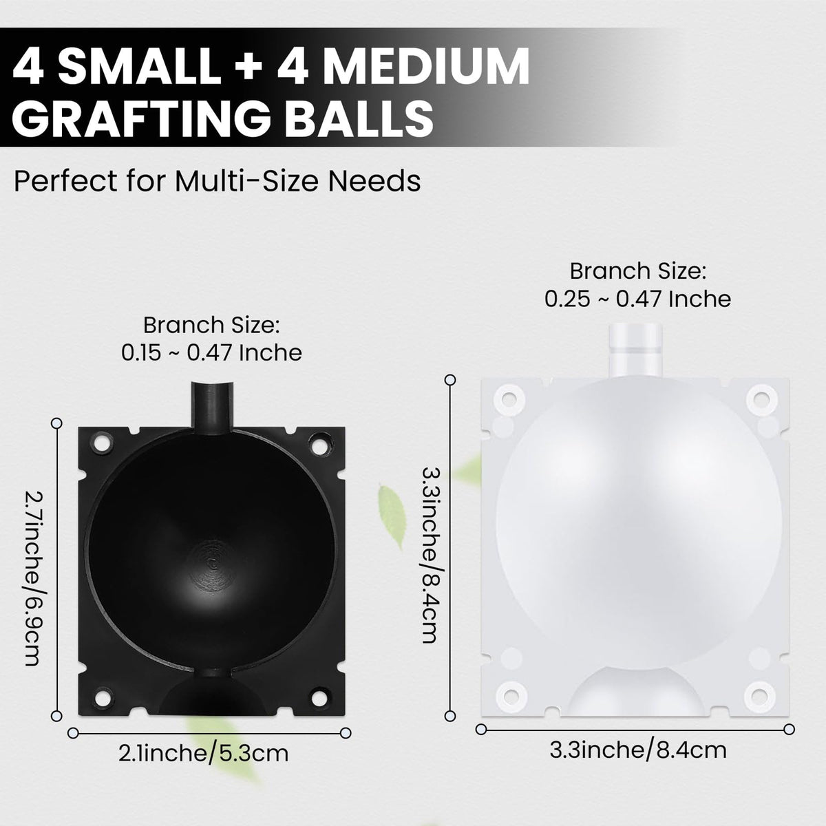 GISSAN air layering pod small lock system secures moisture and roots.