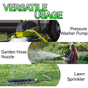 Gitende quick-install stainless steel connectors save time in garden projects.
