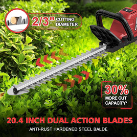 Givilo brushless motor delivers up to 2000 RPM for efficient cutting and durability.