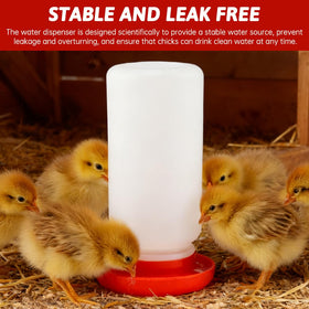 Giyochie multi-poultry compatibility helps with chicks, ducklings, quail and more.