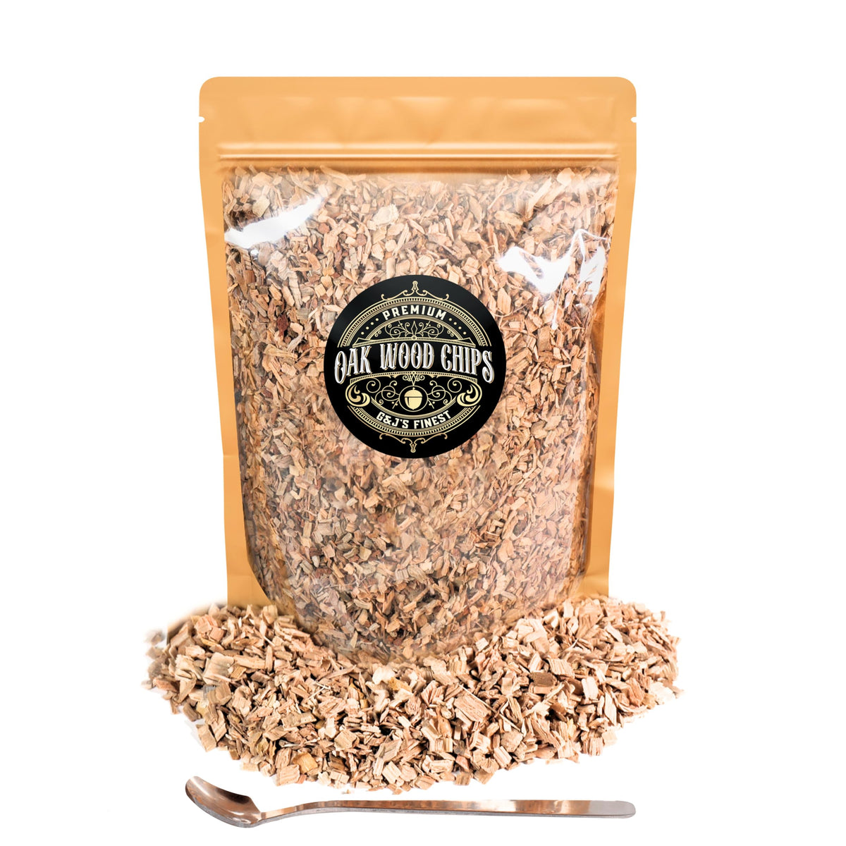 G & J's Finest oak chips for cocktails deliver smoky vanilla notes.