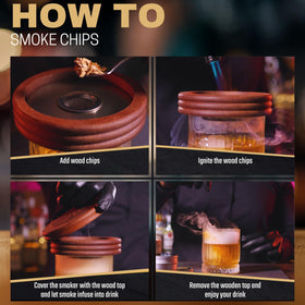 Versatile wood chips suitable for cold smoking meats and cheeses.