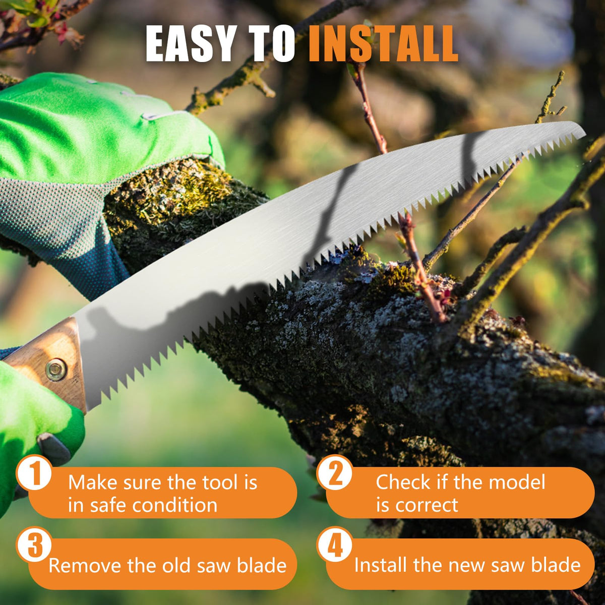GJK effective cutting on pine, oak, and palm trees.
