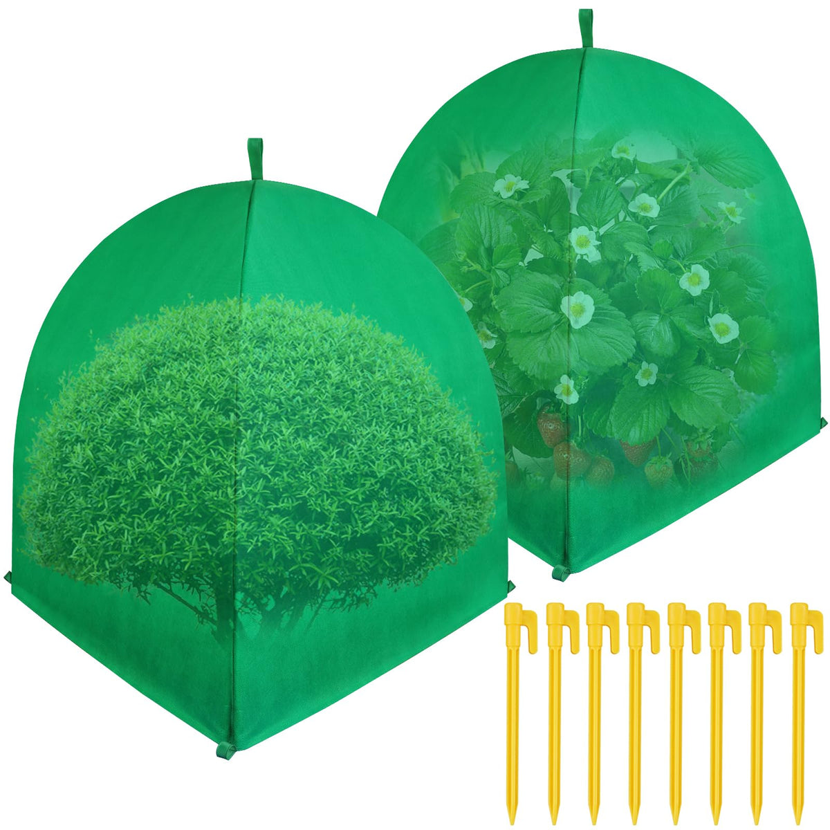 GJL winter plant covers 22x22x23 protecting small shrubs from frost while letting light through