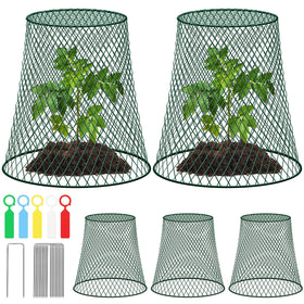 GJQ 5-pack garden cloches protect seedlings while allowing air and light