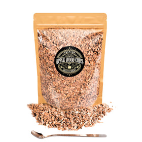 G & J's Finest apple wood chips for cocktail smoker in gift bag, aroma ready