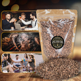 Chips for cold-smoking meats and cheeses with G & J's Finest apple wood chips