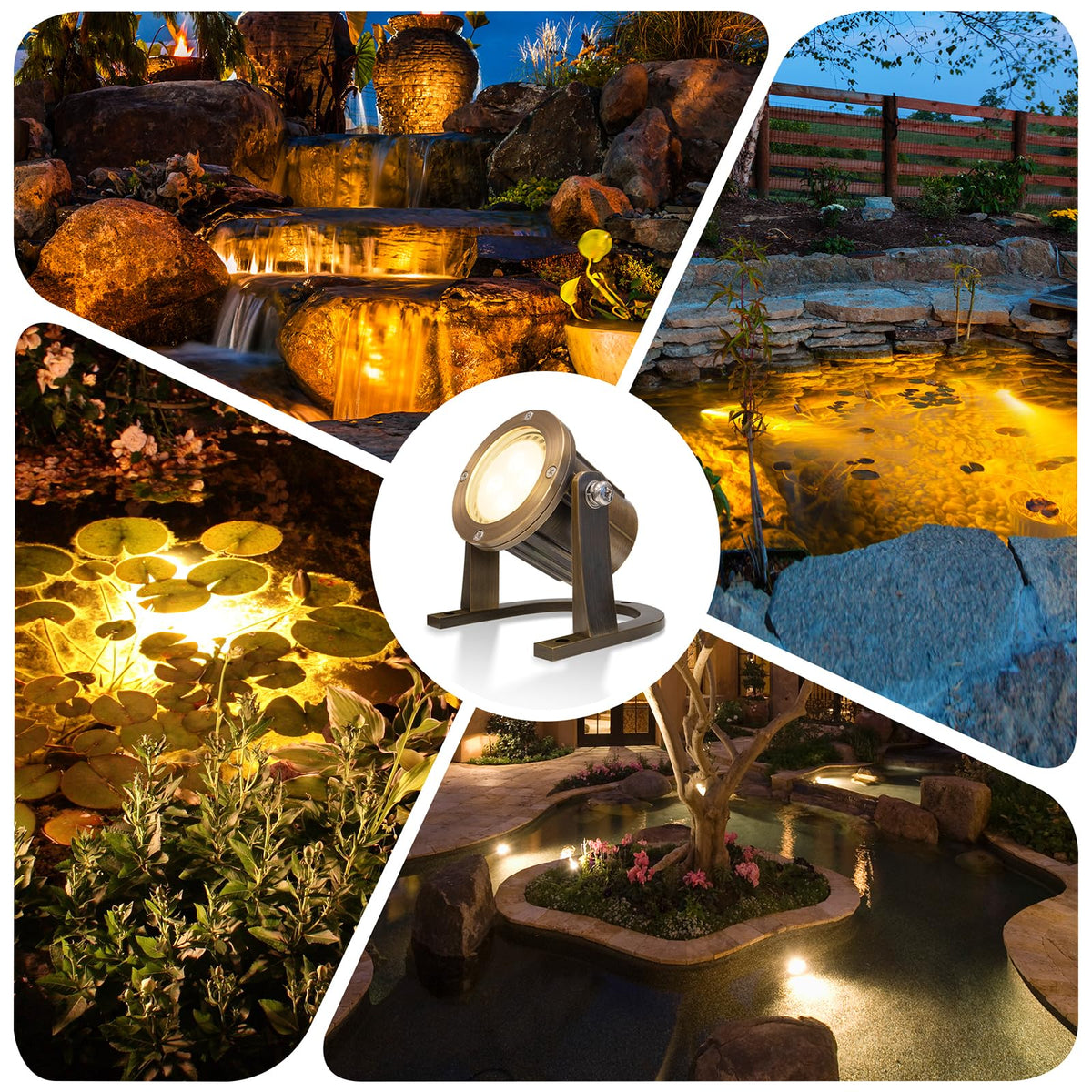 GKOLED 12-volt operation supports safe, compatible landscape lighting setups