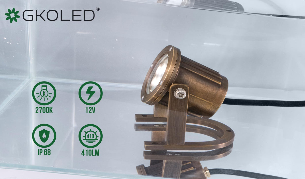 GKOLED 5W 2700K MR16 bulb delivers warm, inviting illumination
