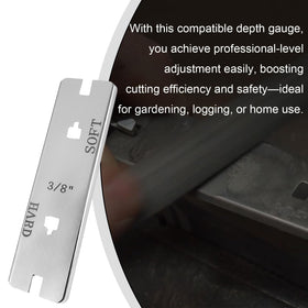 GKZKNG depth gauge aids durable, longer-lasting cutting performance.