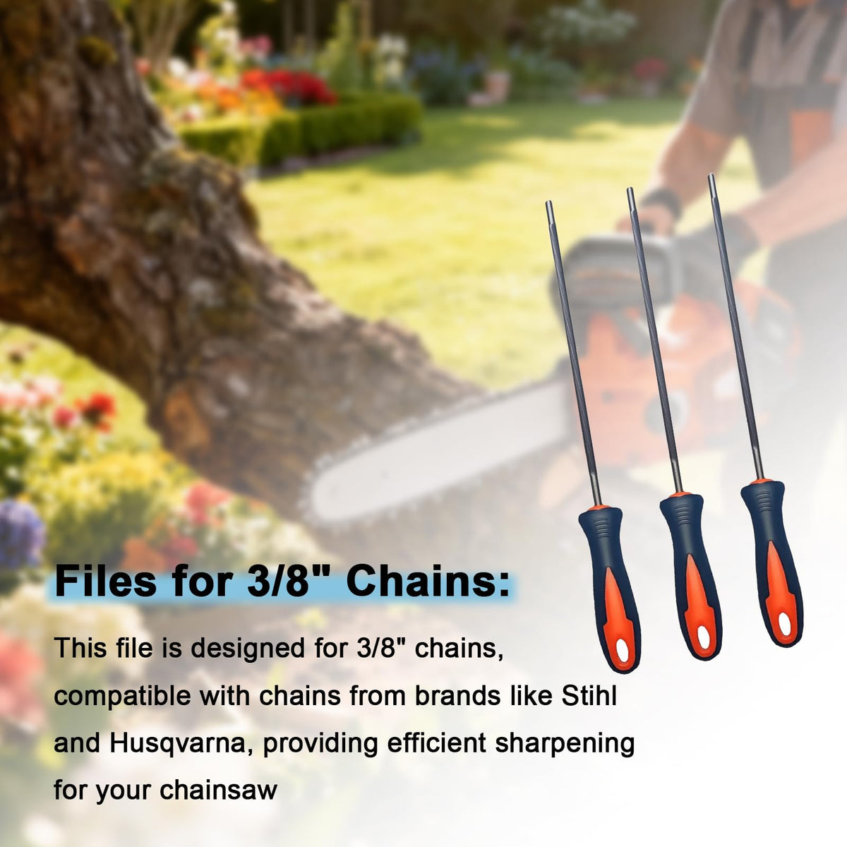 Durable materials help maintain a sharp chain over time.