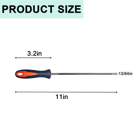 Ergonomic GKZKNG file improves comfort during longer sharpening sessions.