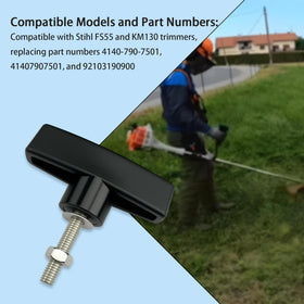 GKZKNG durable metal screws shown for trimmer maintenance