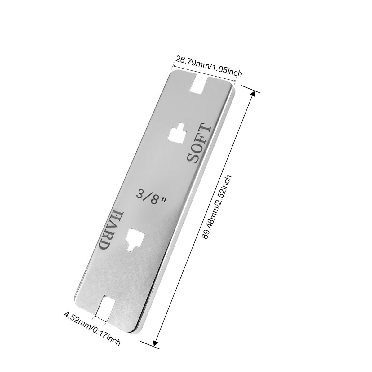 GKZKNG raker gauge with filing guide provides quick, accurate depth adjustments.