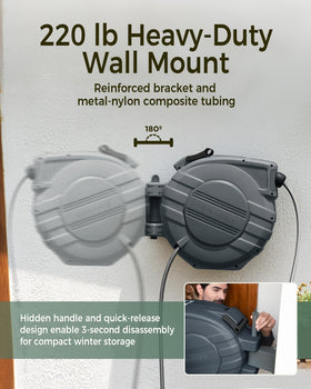 GLAHODEN 9-spray nozzle for versatile watering patterns.