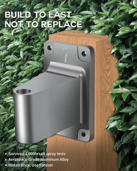 GLAHODEN dual ratchet lock ensures precise hose lengths.