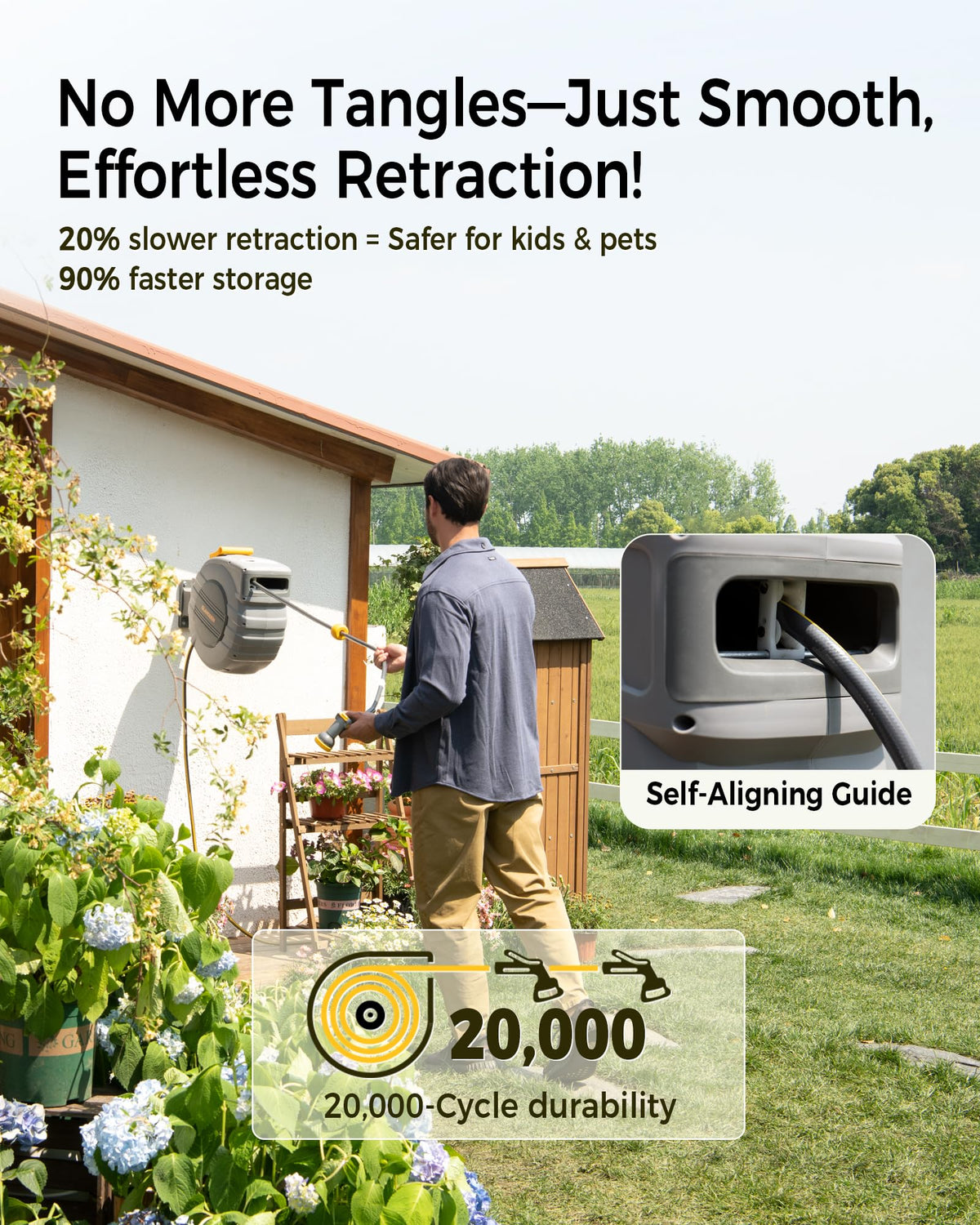 GLAHODEN UV and freeze-resistant materials protect outdoor use year-round.