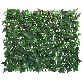 GLANT expandable privacy screen with realistic ivy leaves for balcony privacy