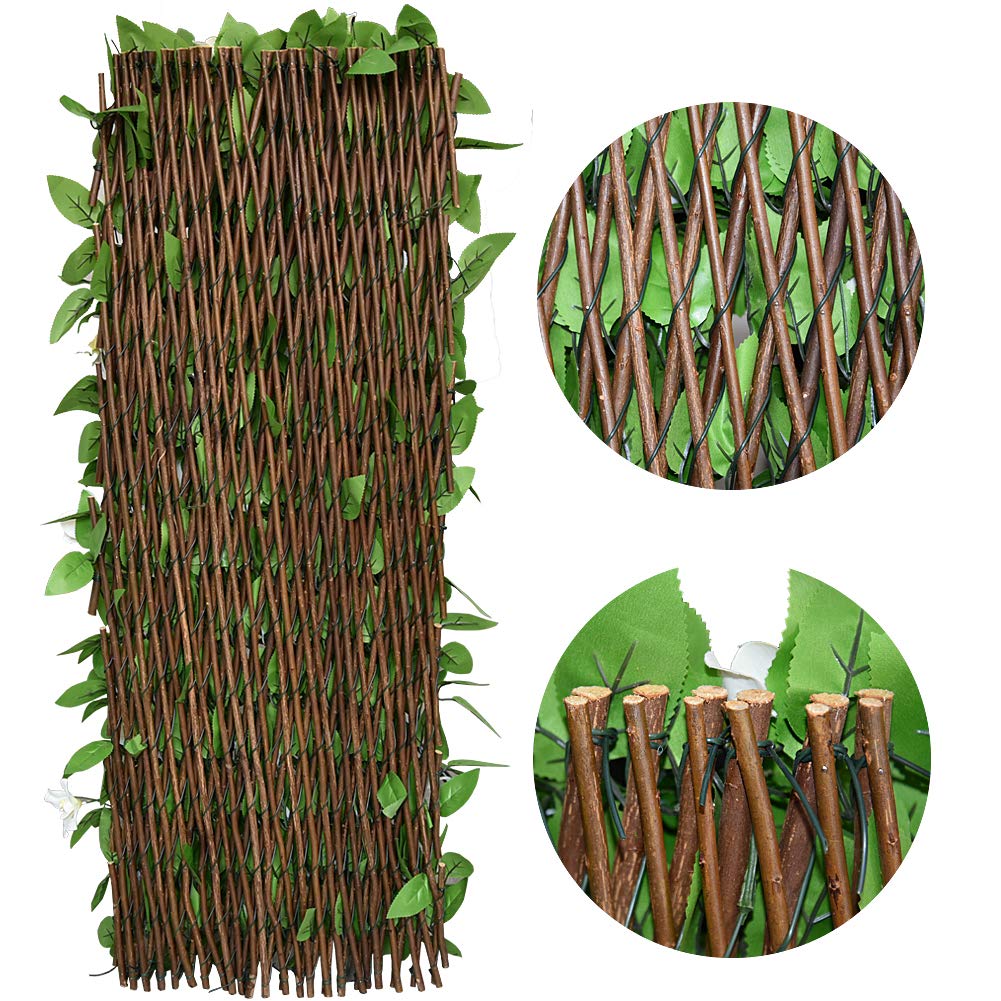 GLANT fully expanded fence size 118 by 25 inches.