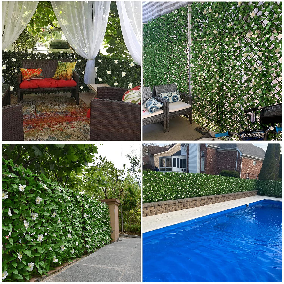 GLANT package includes one privacy fence and six cable ties.