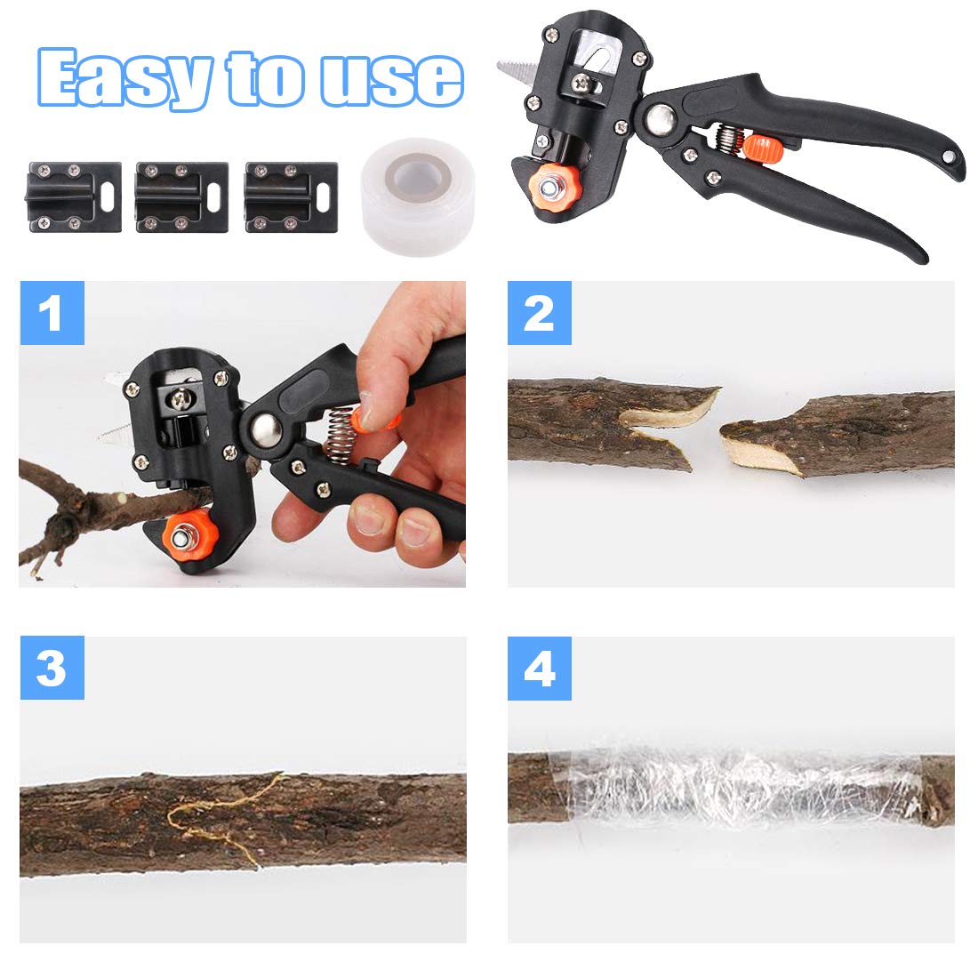 Glarks grafting tape seals grafts to protect moisture
