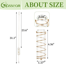 Glasseam home decor ensemble added to a stylish living space